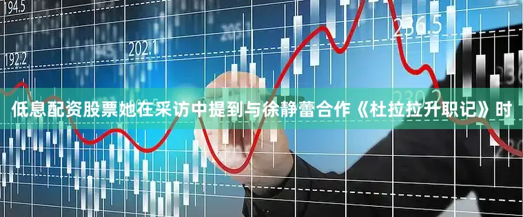 低息配资股票她在采访中提到与徐静蕾合作《杜拉拉升职记》时