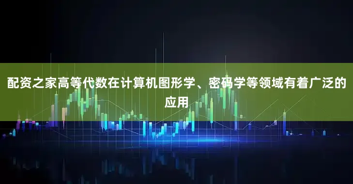 配资之家高等代数在计算机图形学、密码学等领域有着广泛的应用