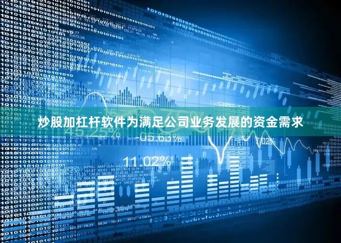 炒股加杠杆软件为满足公司业务发展的资金需求